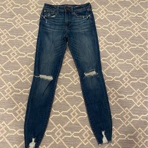 DL1961 girls almost new distressed skinny  jeans